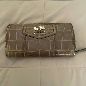 coach leather wallet